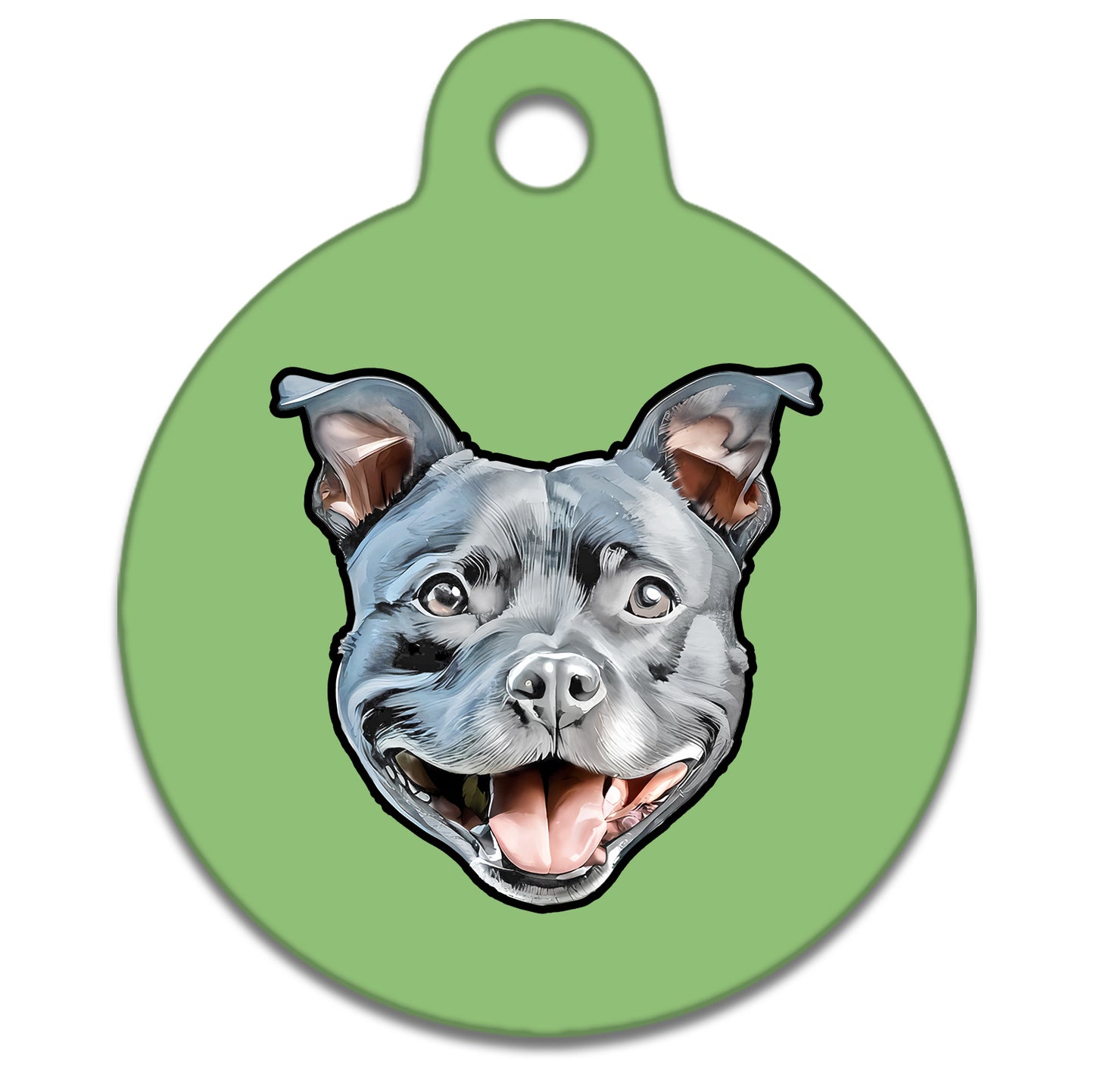 25mm Diameter Small Size - Staffie Dog