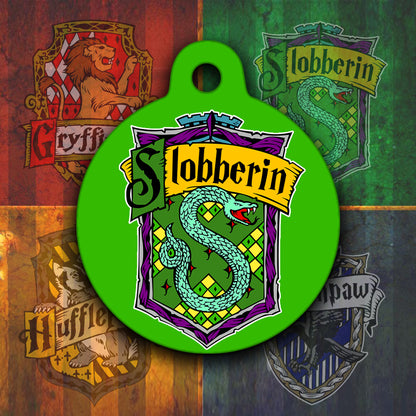 Dogwarts Student - Slobberin - Pet ID Tag