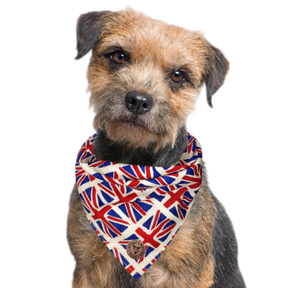 The London - Union Jack Tied Dog Bandana