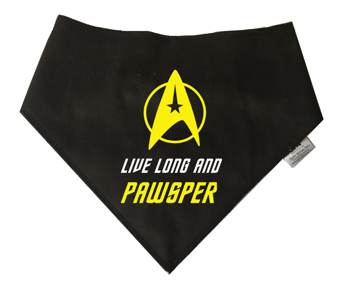 Live Long And Pawsper Dog Bandana