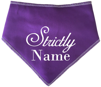 Strictly Ballroom Fan Any Name Dog Bandana