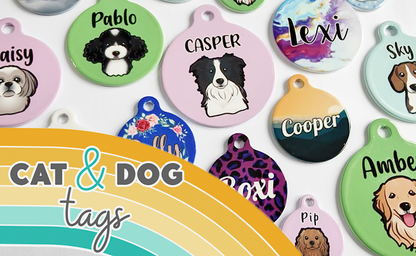 Checker Board - Pet ID Tag