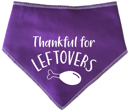Thankful For Leftovers Dog Bandana