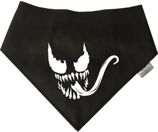 Venom Face Dog Bandana