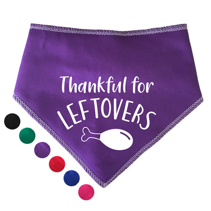 Thankful For Leftovers Dog Bandana
