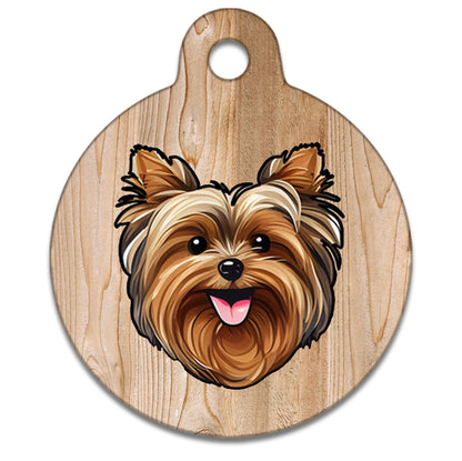 19mm Diameter Tiny Size - Yorkshire Terrier Dog