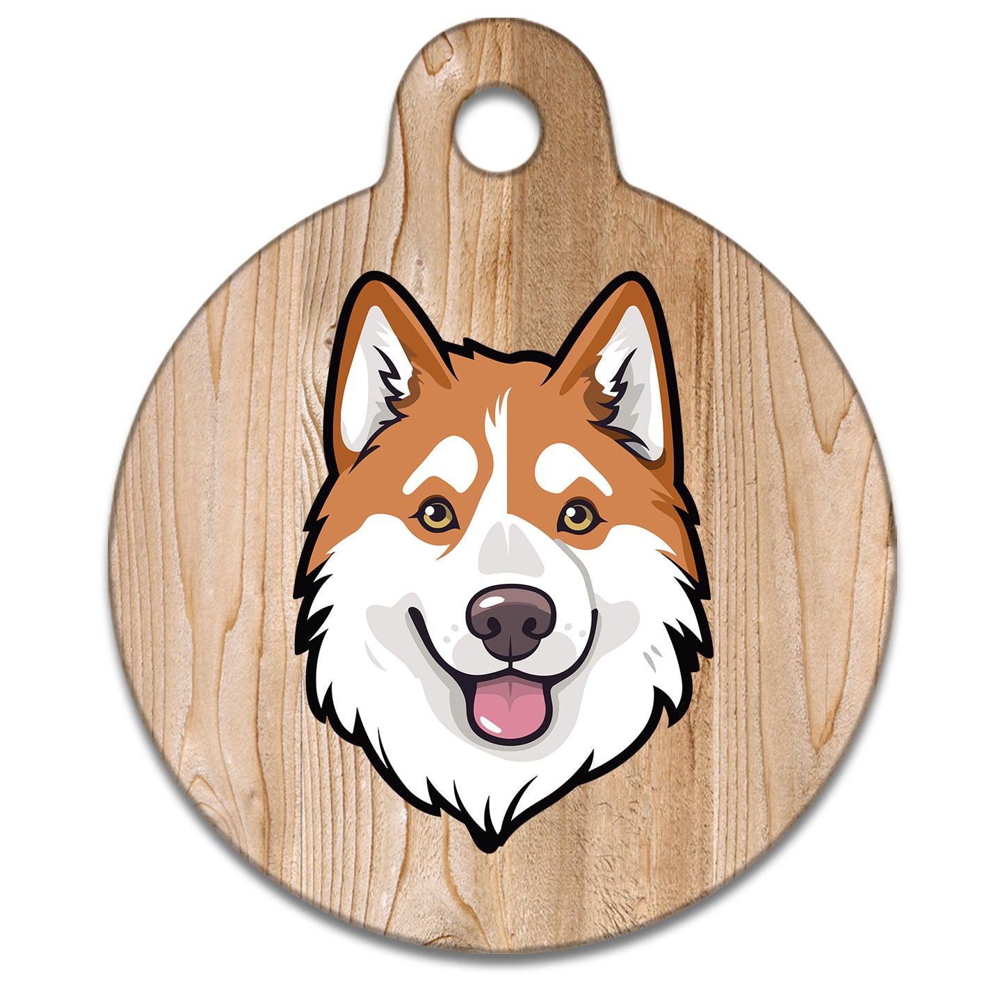 31mm Diameter Medium Size - Husky Malamute Dog