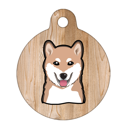 25mm Diameter Small Size - Shiba Inu Dog