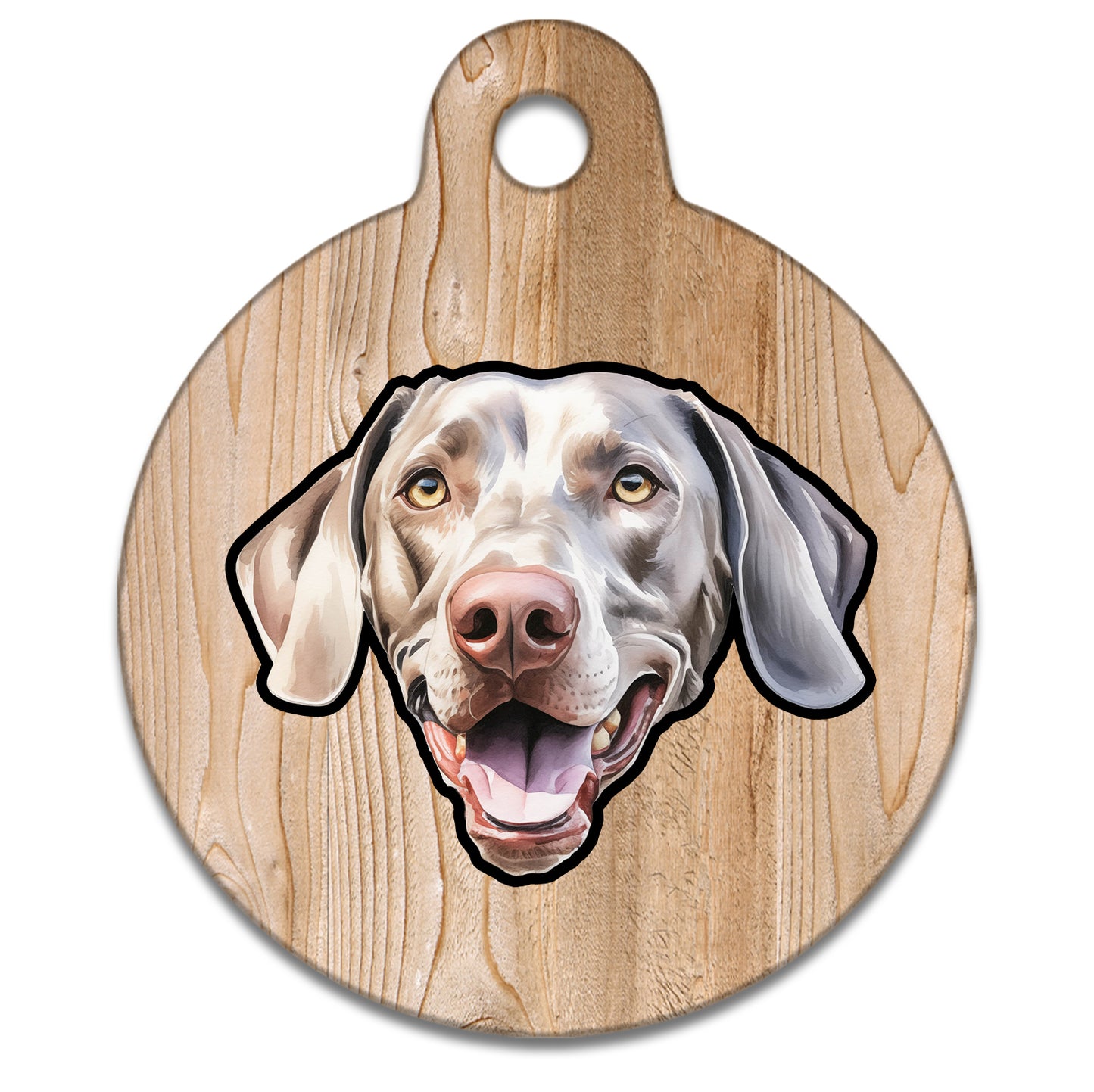 31mm Diameter Medium Size - Weimaraner Dog