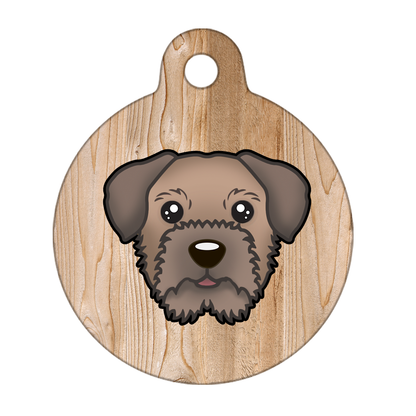 25mm Diameter Small Size - Border Terrier Dog