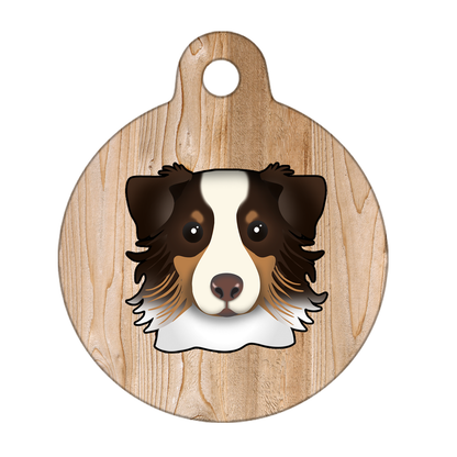 19mm Diameter Tiny Size - Australian Shepherd Dog