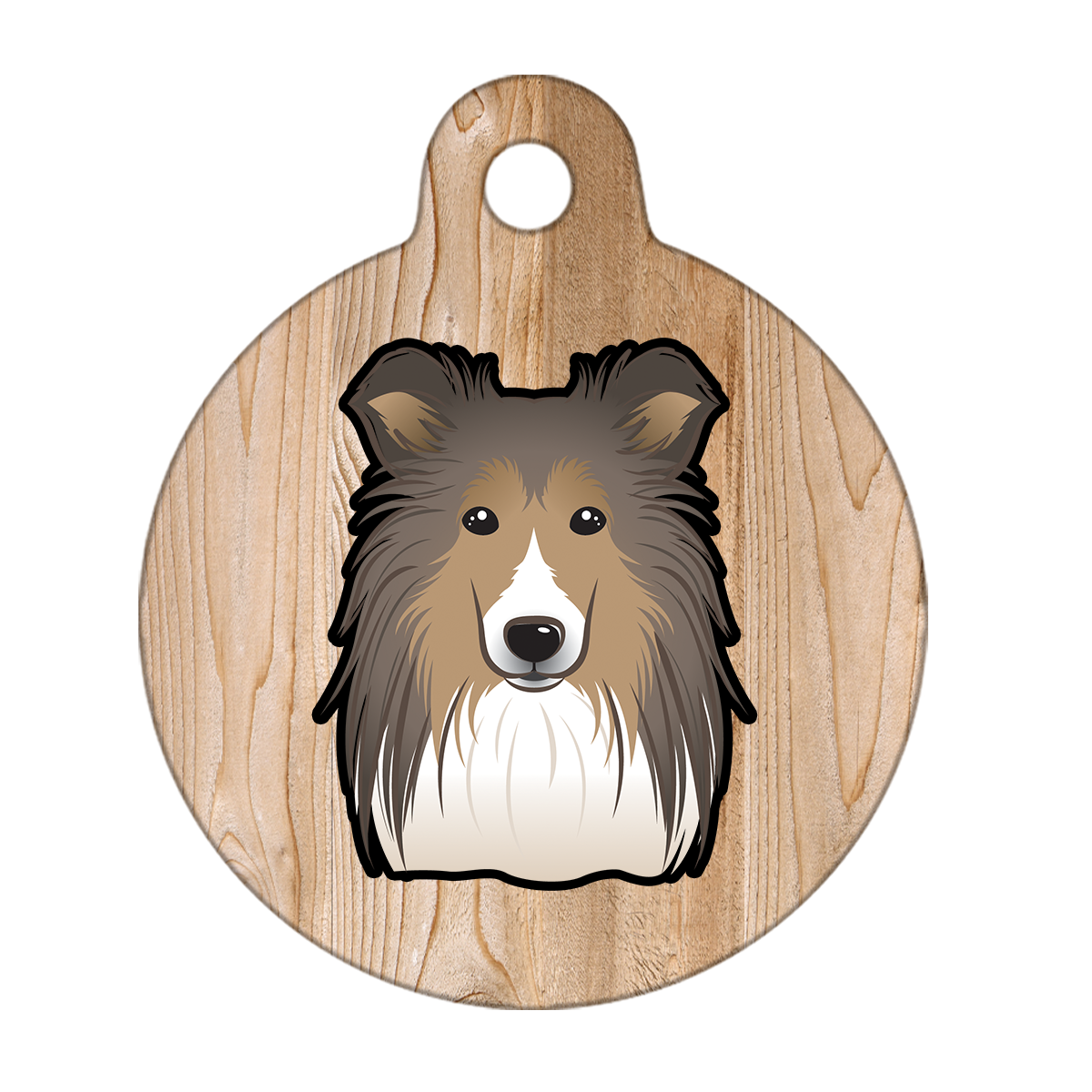 38mm Diameter Large Size - Shetland Dog