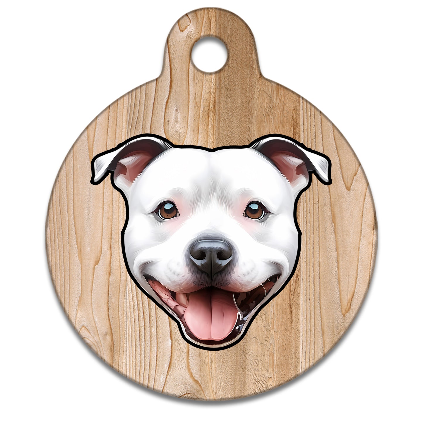 25mm Diameter Small Size - Staffie Dog