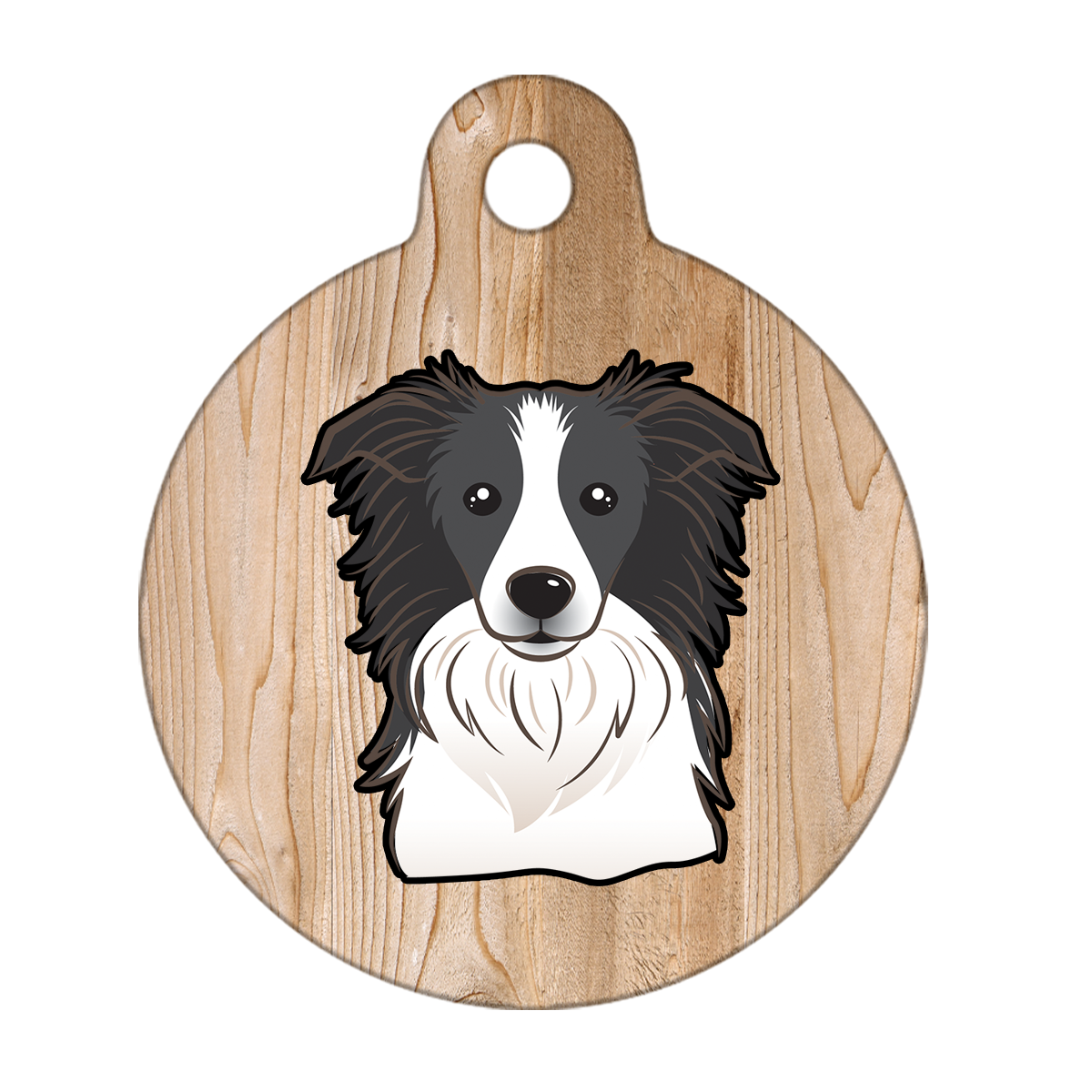 19mm Diameter Tiny Size - Border Collie Dog