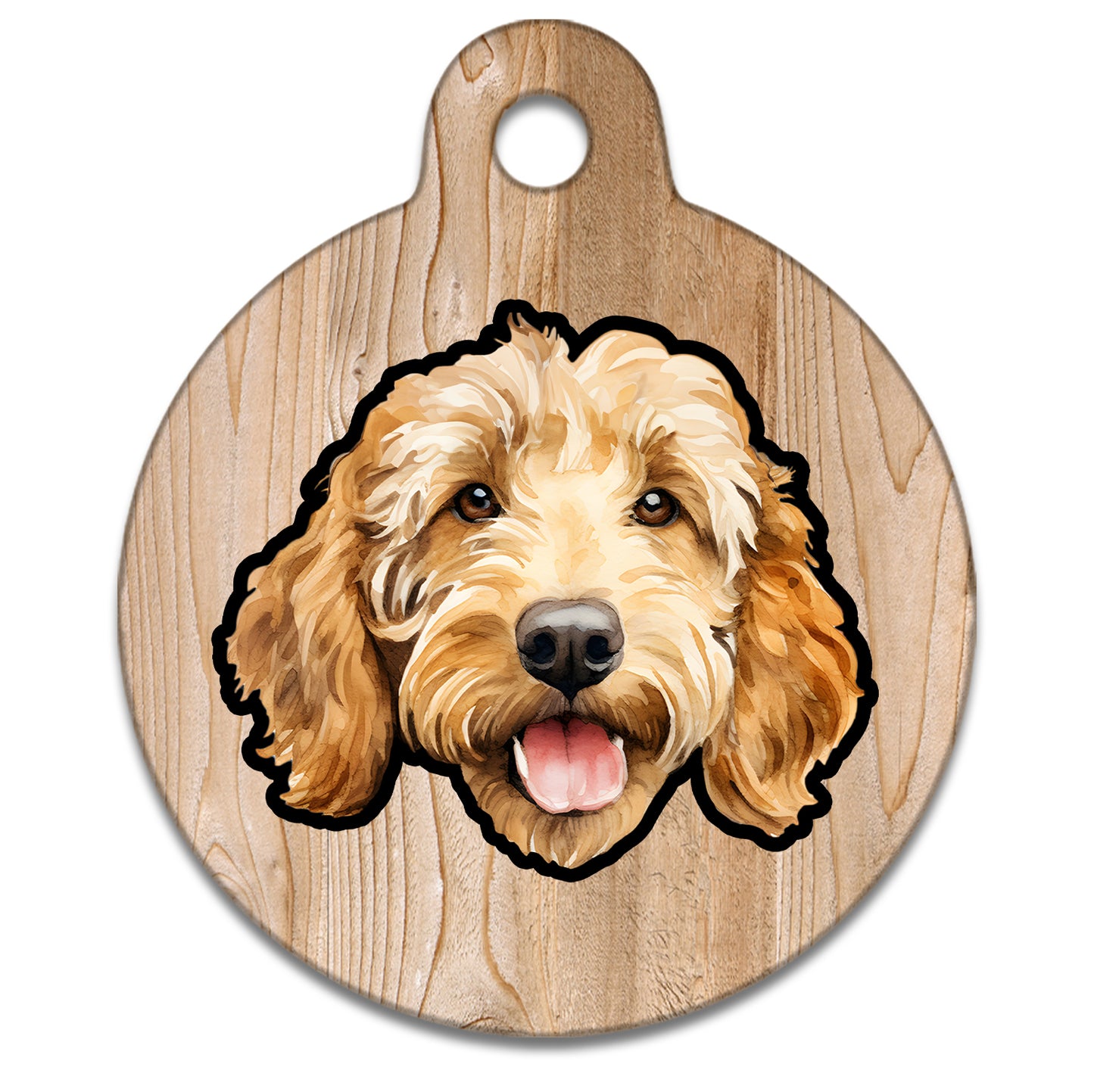 19mm Diameter Tiny Size - Doodle Dog
