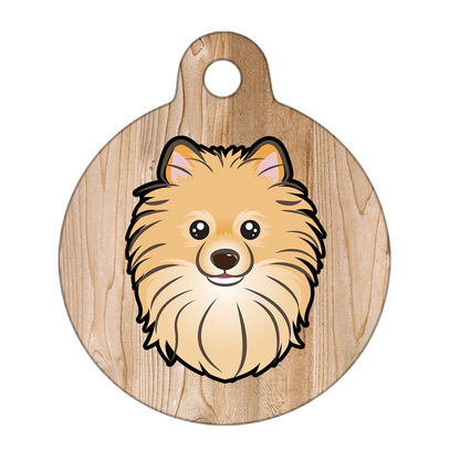 19mm Diameter Tiny Size - Pomeranian Dog
