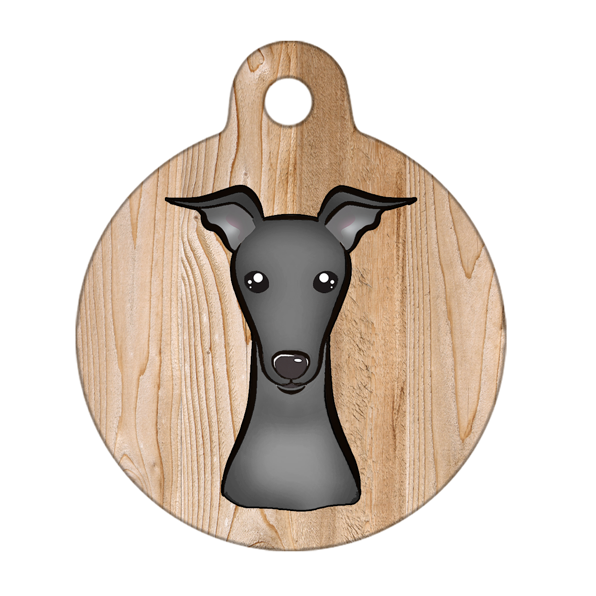 38mm Diameter Large Size - Whippet Dog