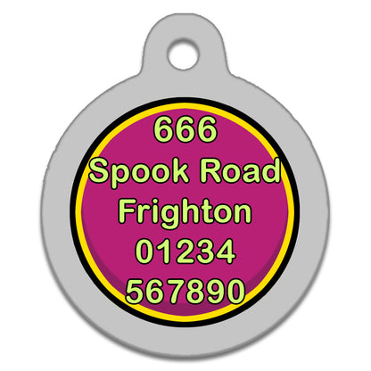 Cartoon Horror Zombie - Pet Identity Tag