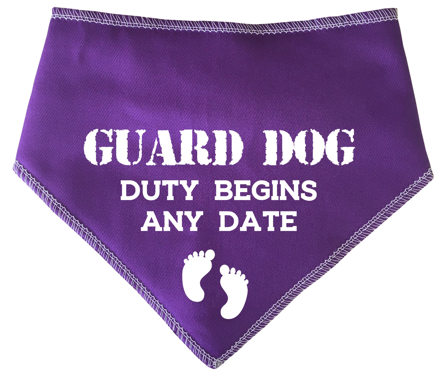 Guard Dog Duty Any Date Dog Bandana
