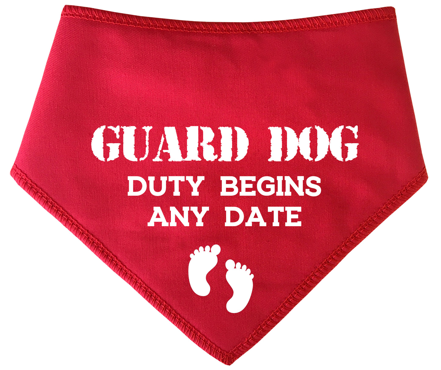 Guard Dog Duty Any Date Dog Bandana