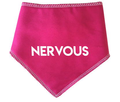 NERVOUS Dog Bandana