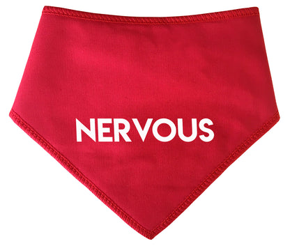 NERVOUS Dog Bandana