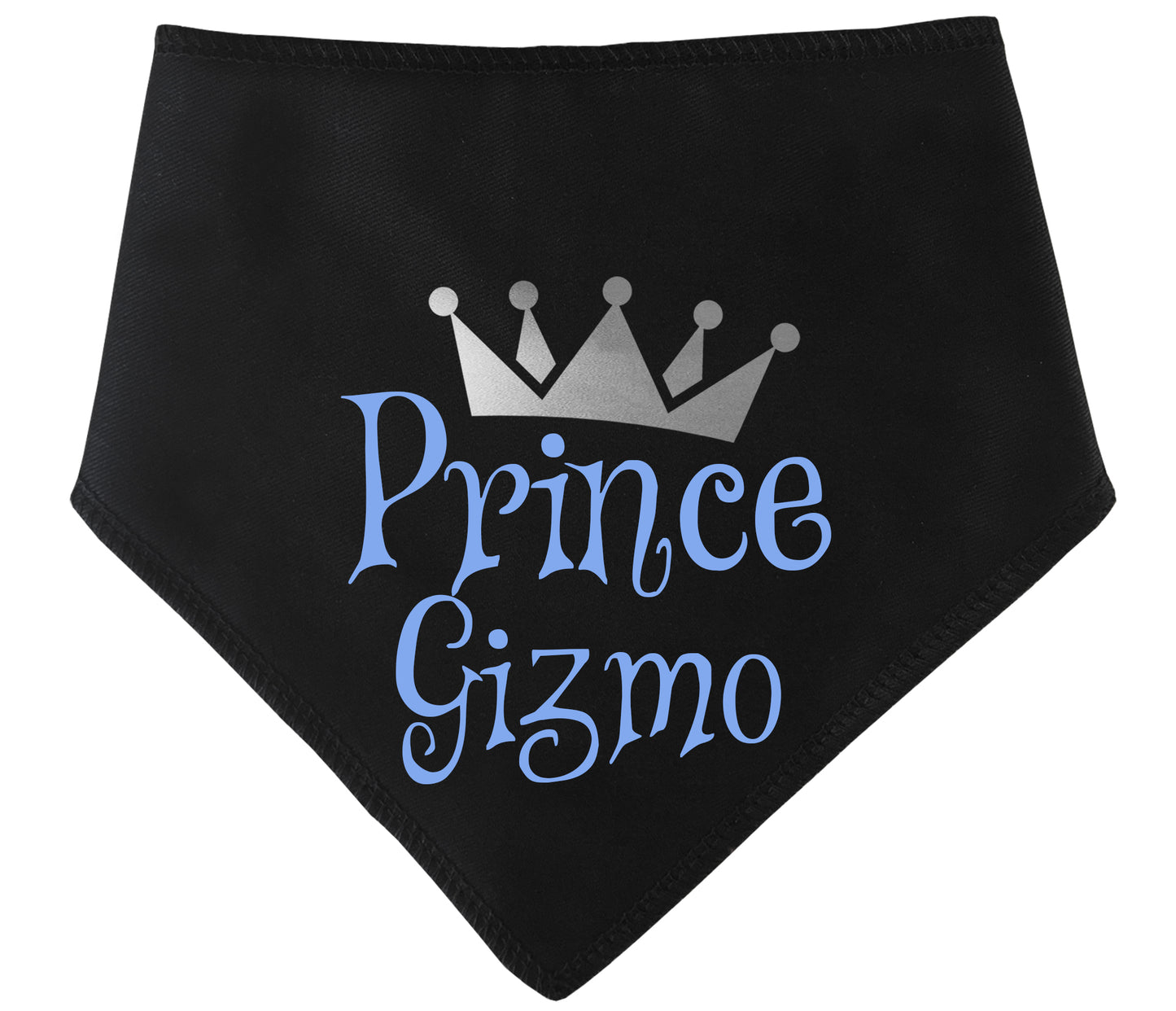 Prince Crown Any Name Dog Bandana