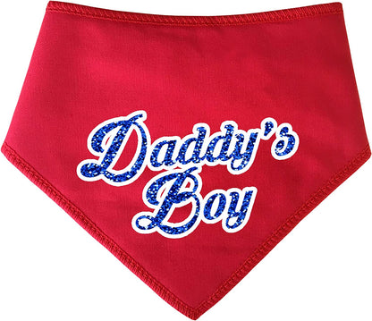 Daddy's Boy Dog Bandana