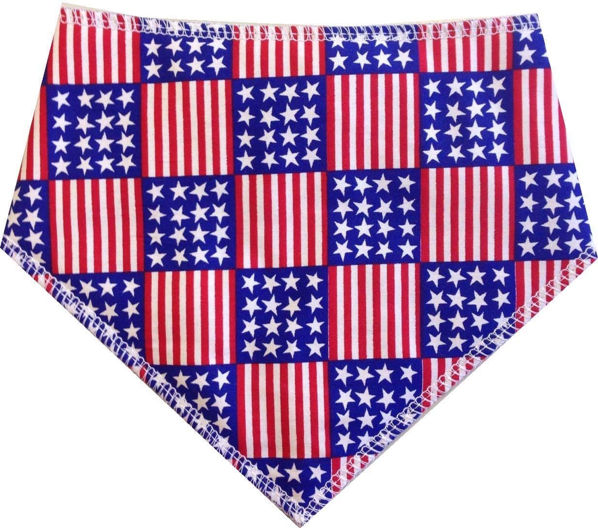 American Flag Pattern Dog Bandana