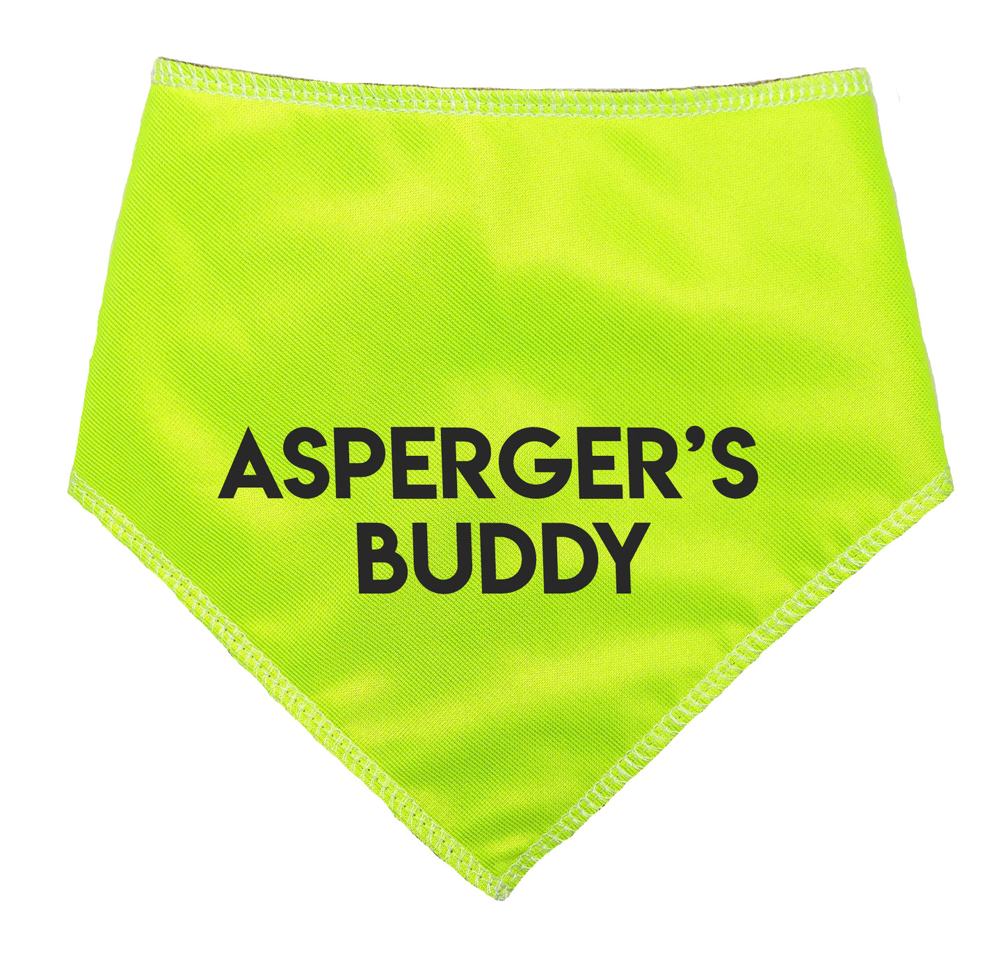 ASPERGERS BUDDY Hi Vis Dog Bandana