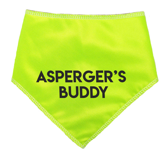 ASPERGERS BUDDY Hi Vis Dog Bandana