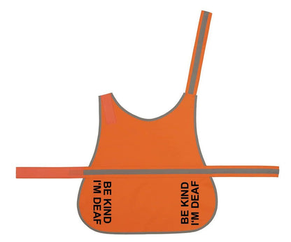 'Be Kind I'm Deaf' High Visibility Lightweight Coat