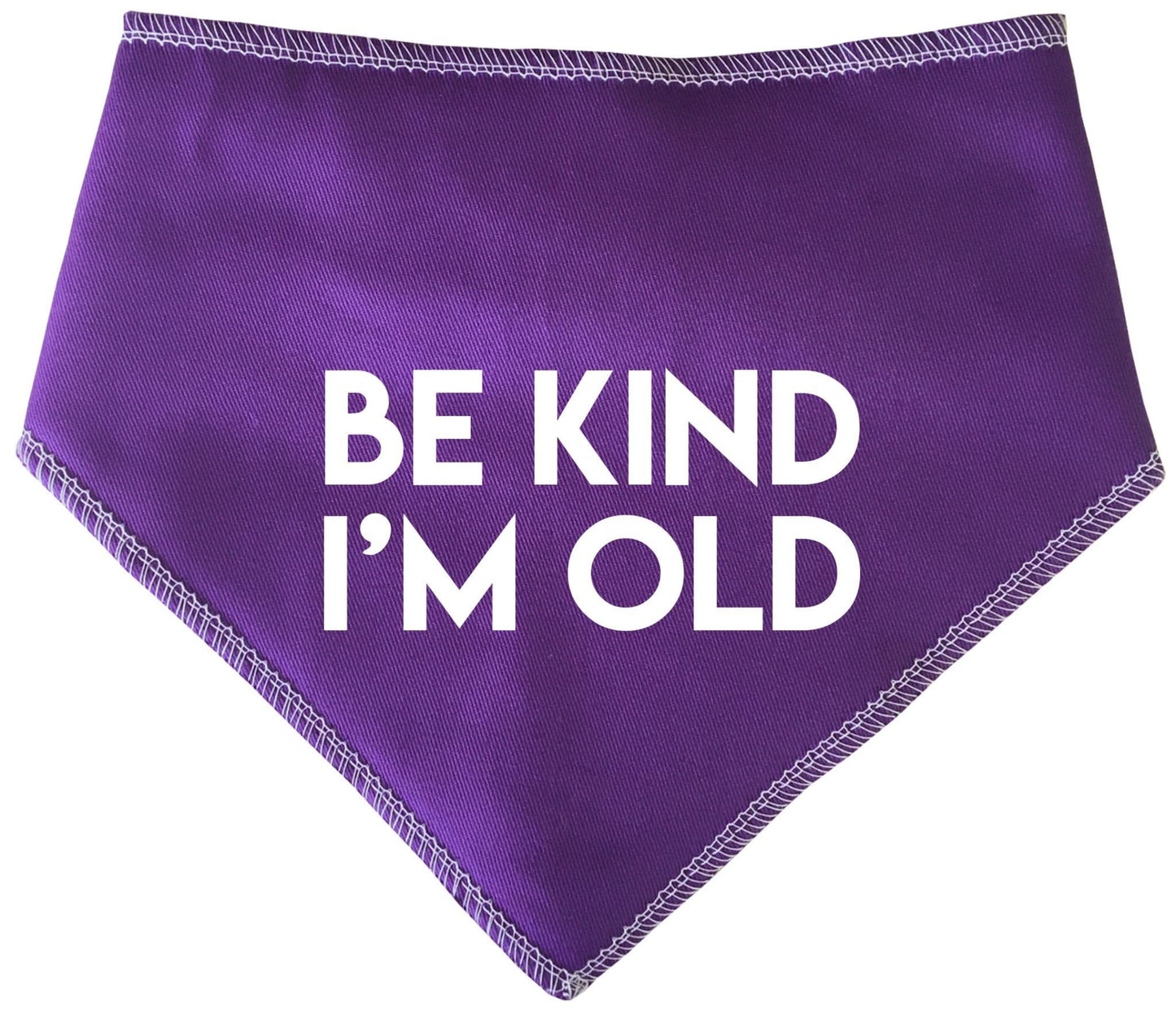 'Be Kind I'm Old' Alert Dog Bandana
