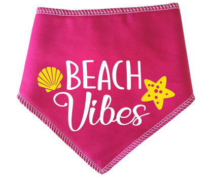 'Beach Vibes' Summer Dog Bandana