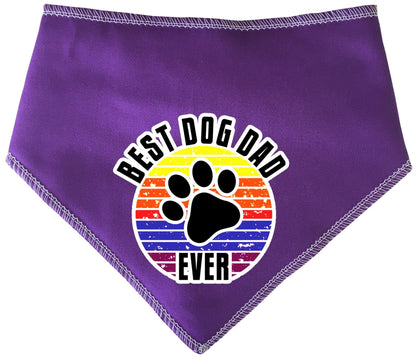 Best Dog Dad Ever Father's day Dog Bandana