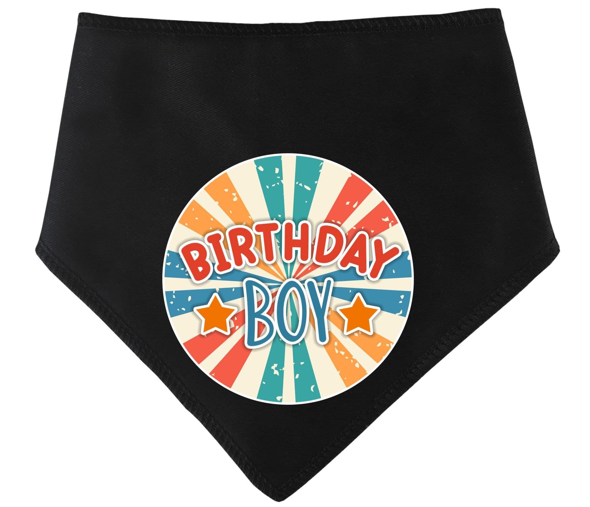 Birthday Boy Retro Sunset Dog Bandana