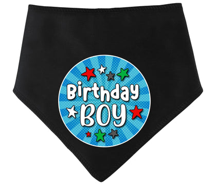 Birthday Boy Stars Dog Bandana