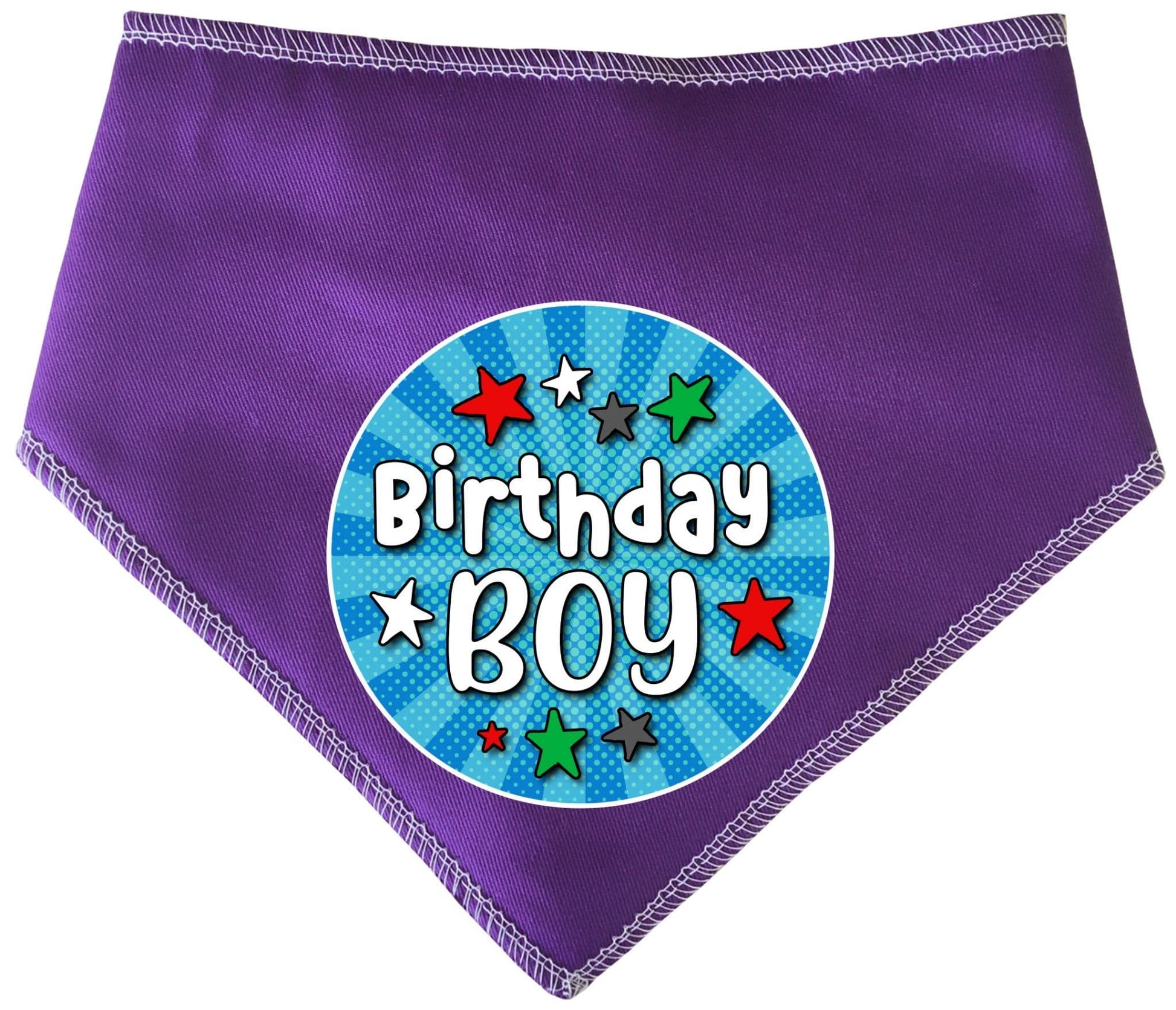 Birthday Boy Stars Dog Bandana