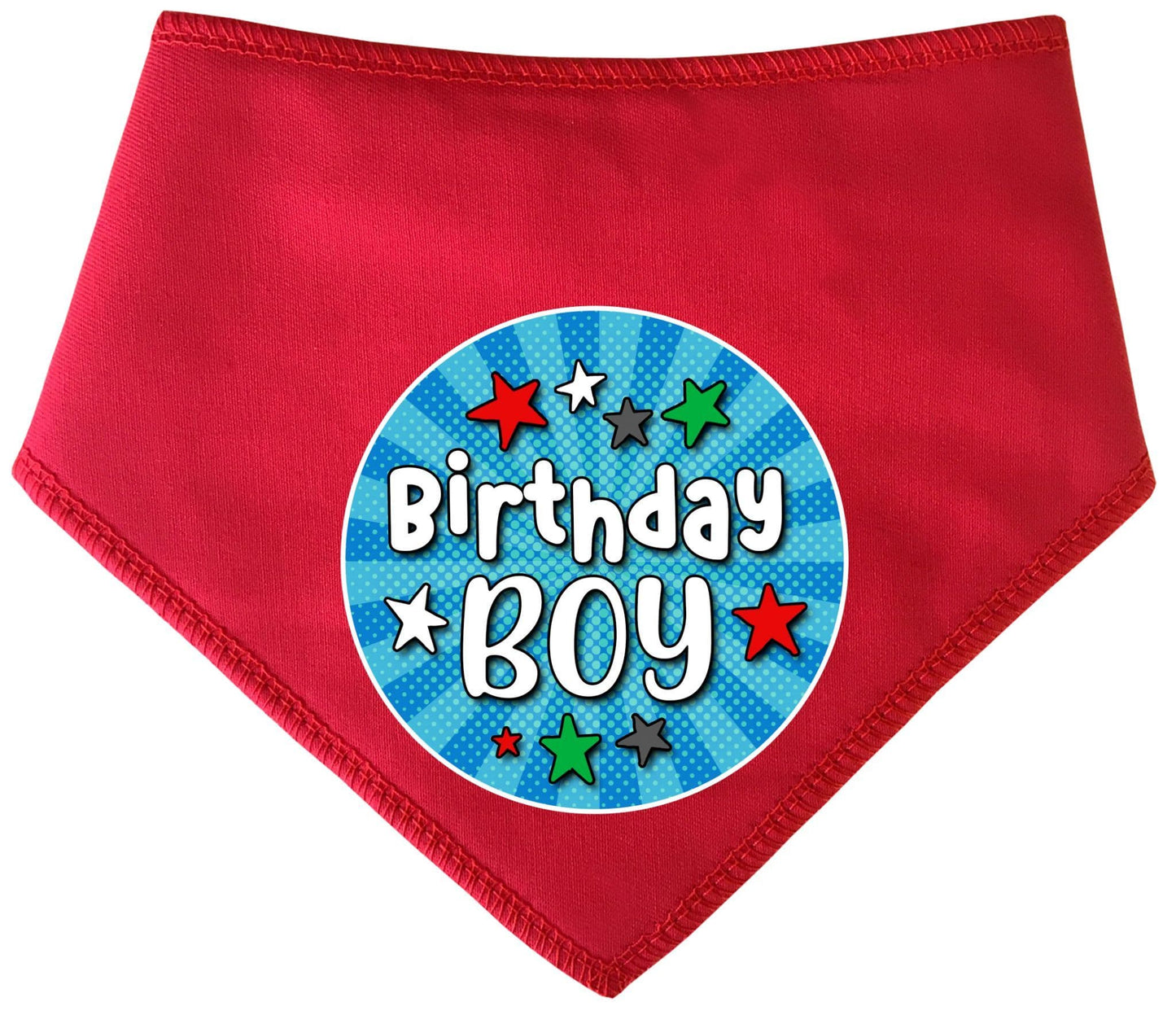 Birthday Boy Stars Dog Bandana