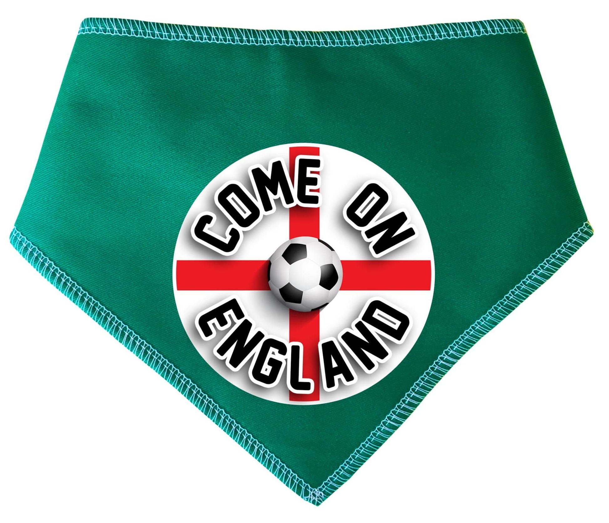 'Come On England' Circle Printed World Cup Football Dog Bandana