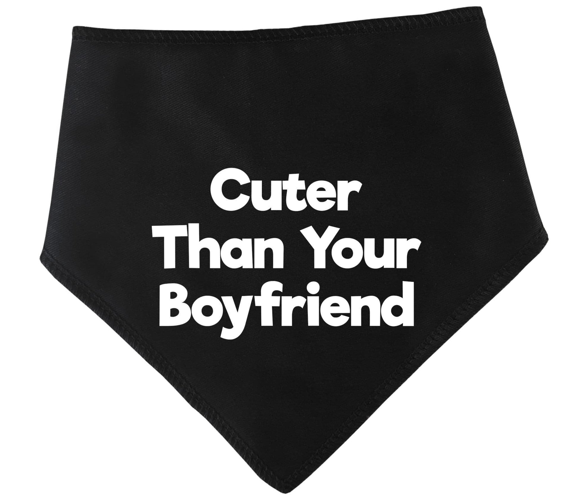 'Cuter Than Your Boyfriend' Valentine's Day Dog Bandana