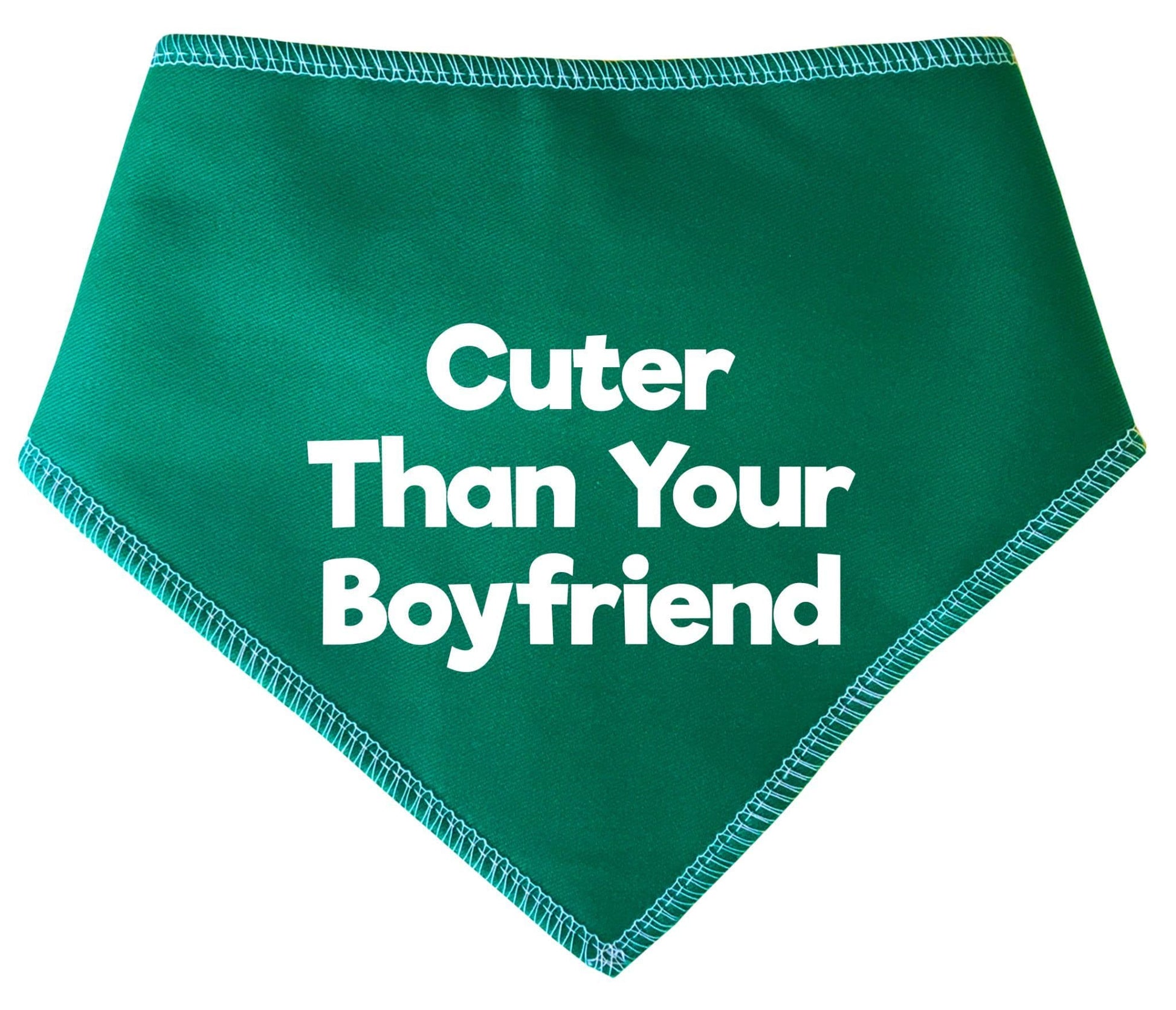 'Cuter Than Your Boyfriend' Valentine's Day Dog Bandana
