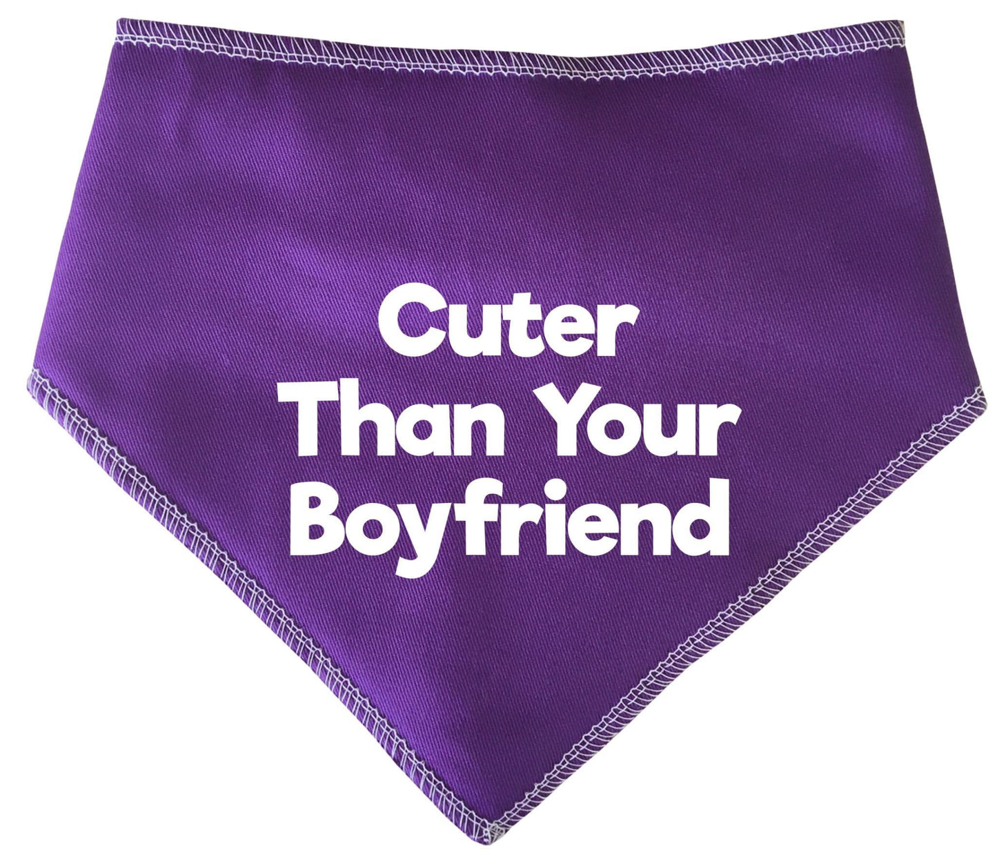 'Cuter Than Your Boyfriend' Valentine's Day Dog Bandana