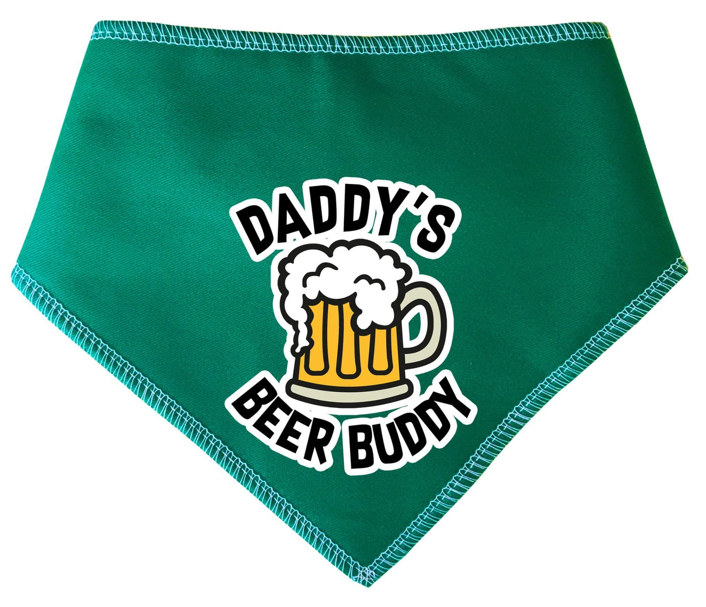 Daddy's Beer Buddy Father's Day Dog Bandana