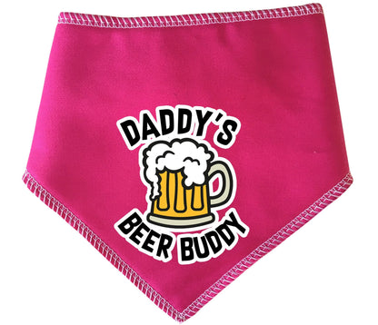 Daddy's Beer Buddy Father's Day Dog Bandana