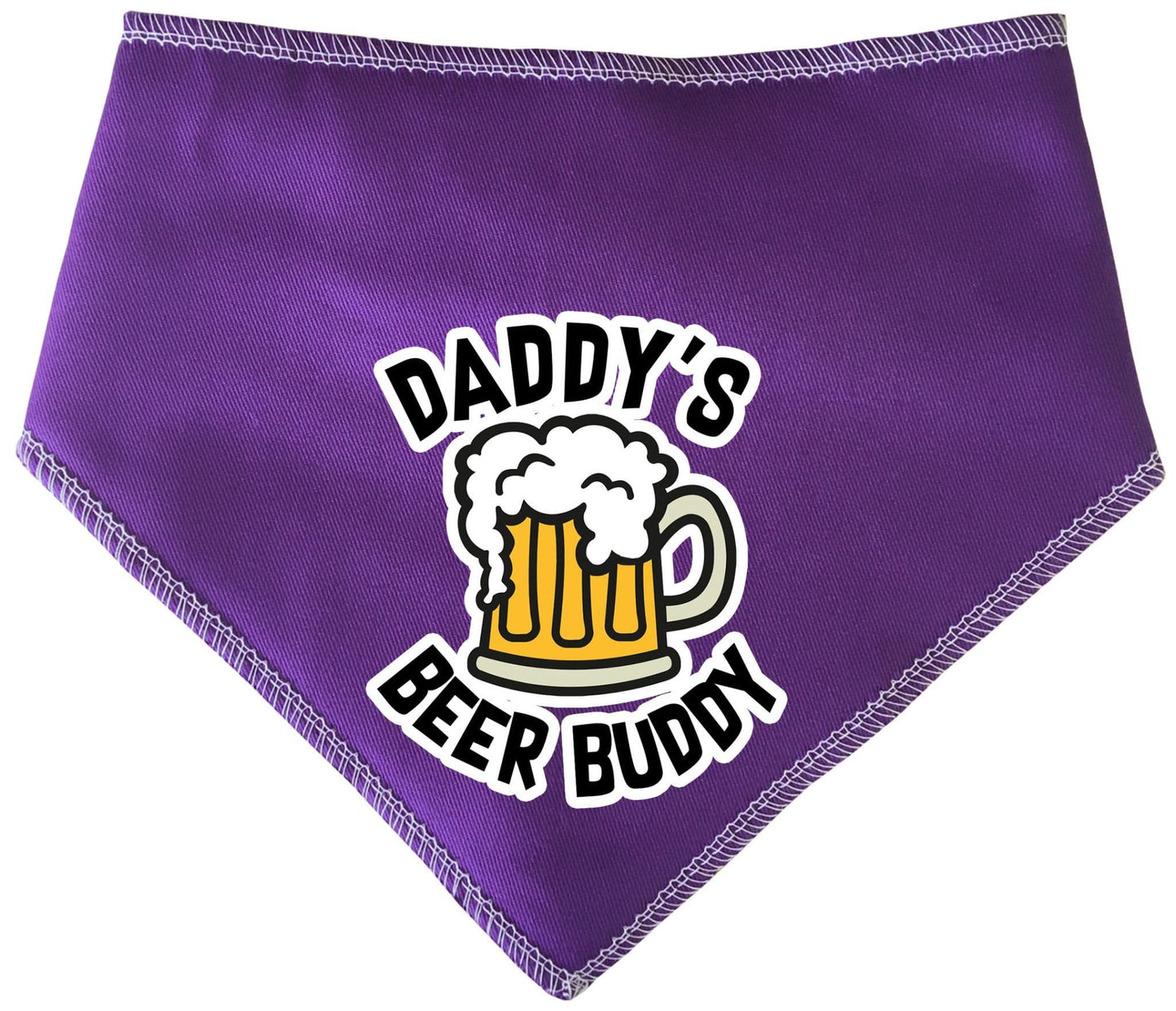 Daddy's Beer Buddy Father's Day Dog Bandana