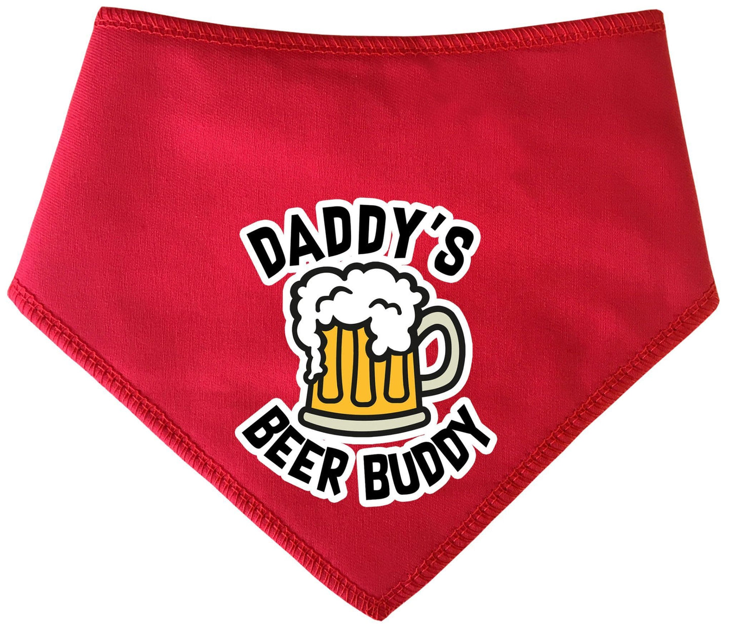 Daddy's Beer Buddy Father's Day Dog Bandana