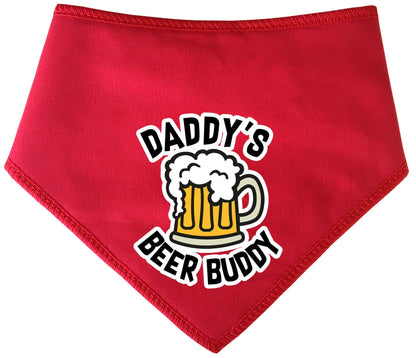 Daddy's Beer Buddy Father's Day Dog Bandana