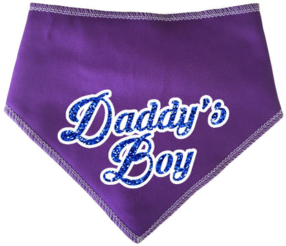Daddy's Boy Father's Day Dog Bandana