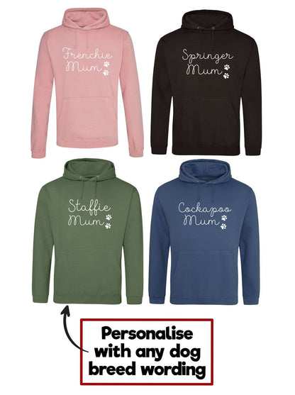 Dog Breed Mum Hoodie